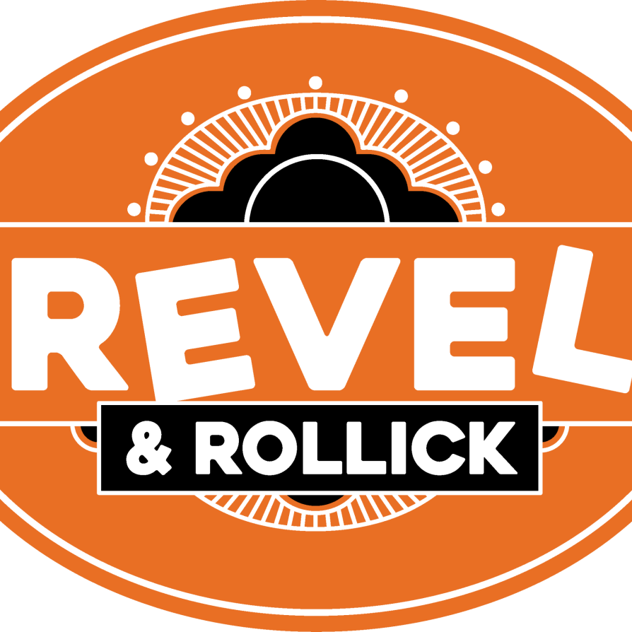 Revel Rollick 2c Logo Shield